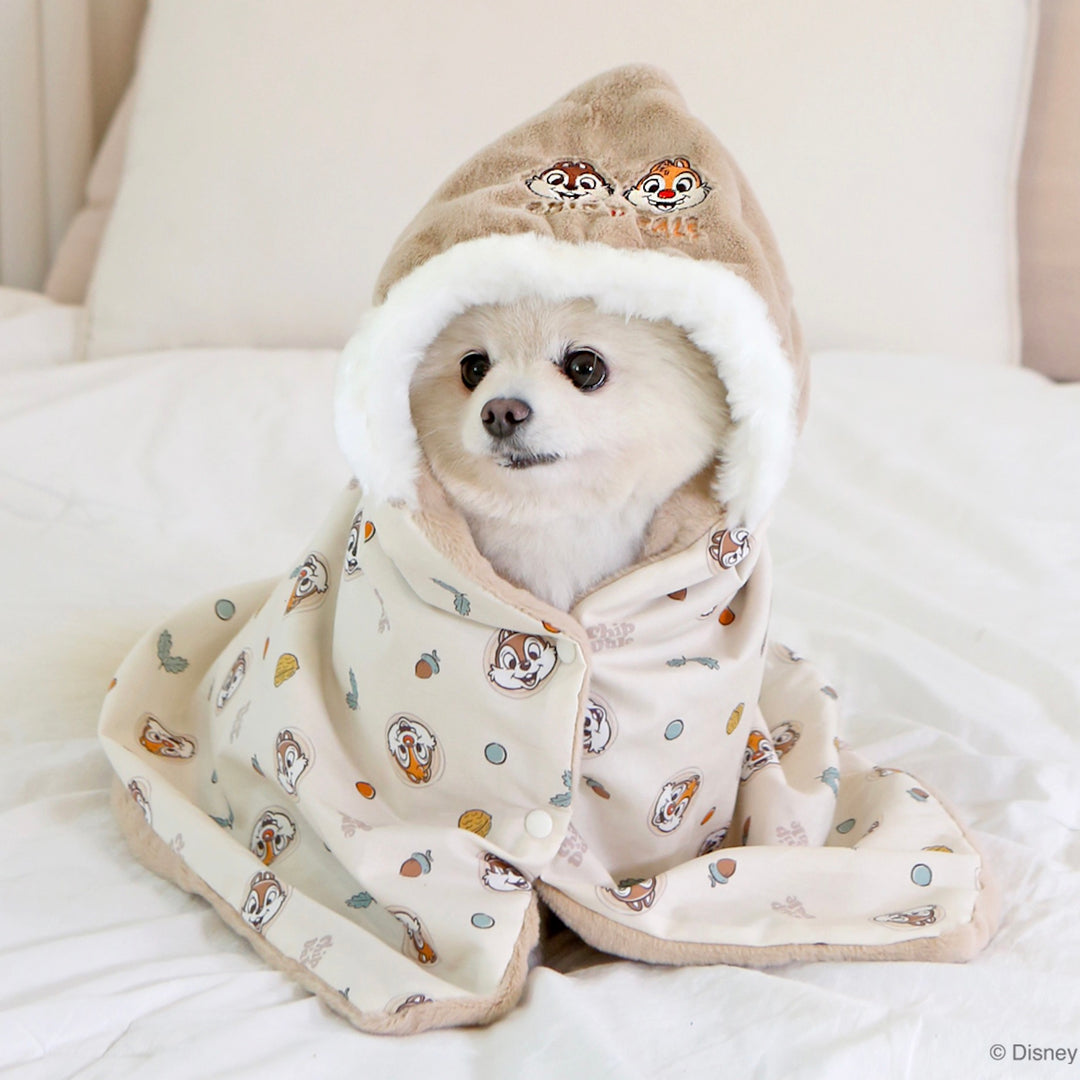 ※予約販売【ITS DOG】Disney Organic Reversible Blanket (Chip and Dale Happy)