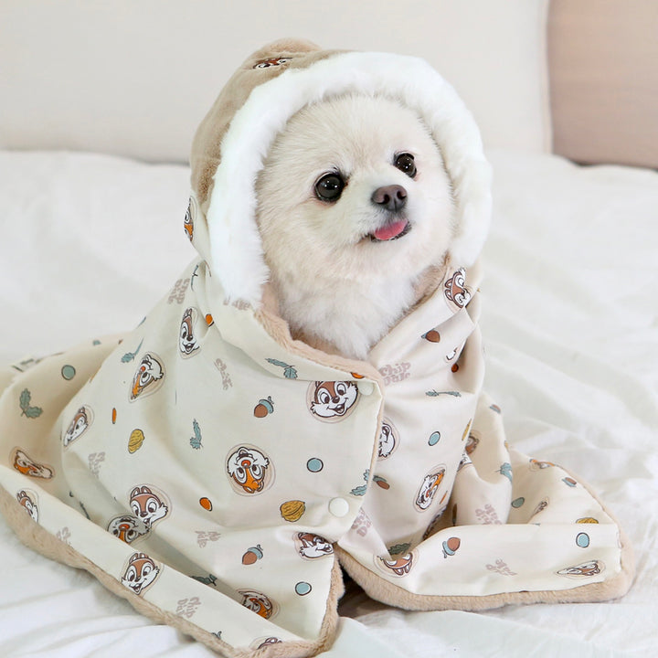 ※予約販売【ITS DOG】Disney Organic Reversible Blanket (Chip and Dale Happy)