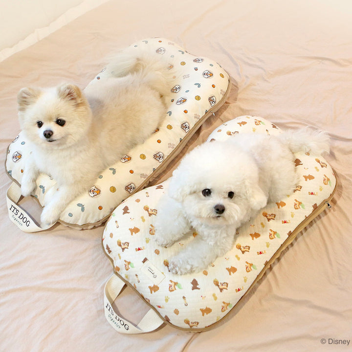 ※予約販売【ITS DOG】Disney Organic Detachable Stroller Liner (Chip & Dale Happy)