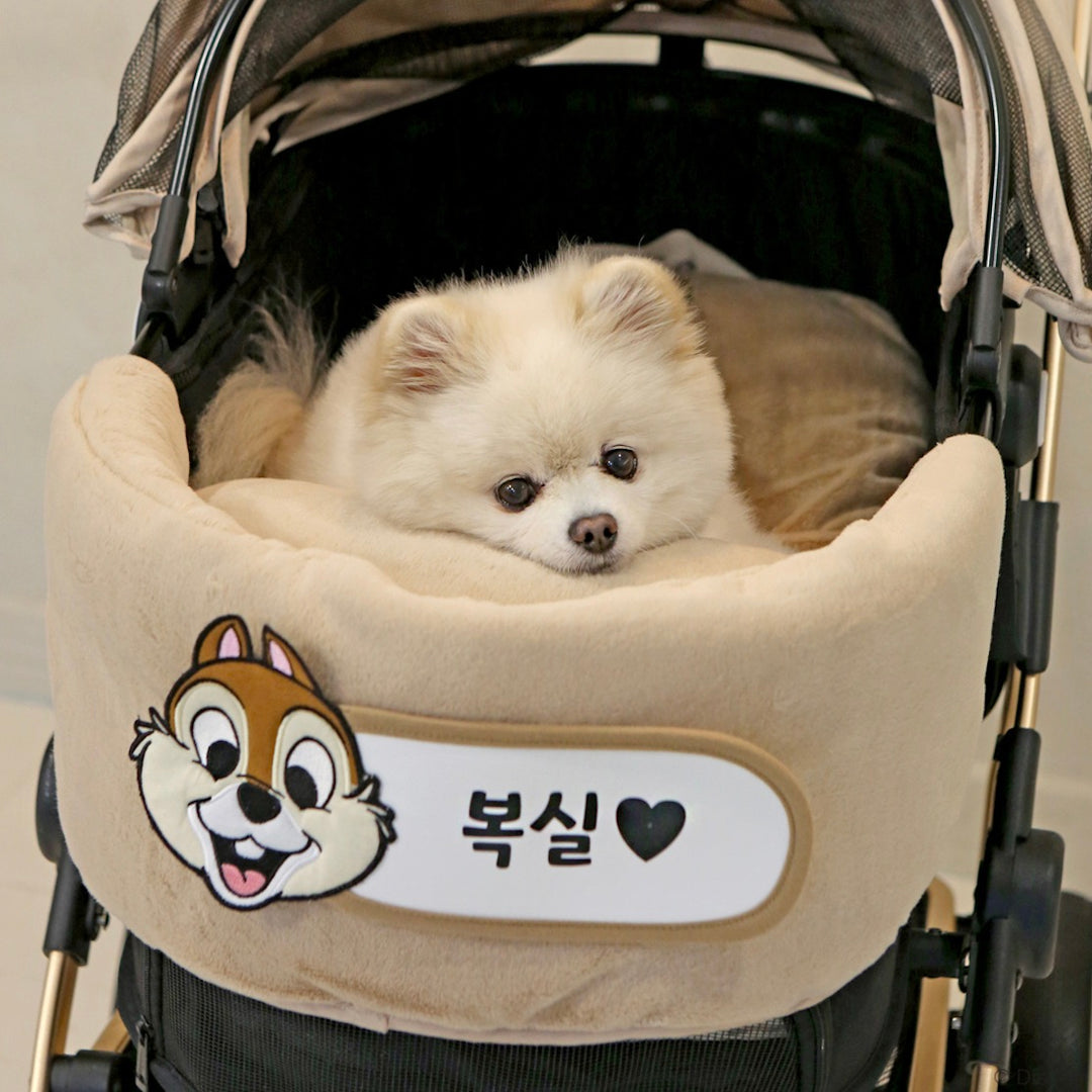 ※予約販売【ITS DOG】Disney Organic Stroller Comforter (Chip and Dale Happy)