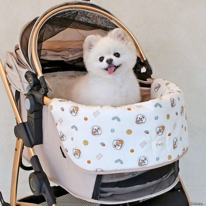 ※予約販売【ITS DOG】Disney Organic Stroller Comforter (Chip and Dale Happy)