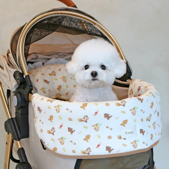 ※予約販売【ITS DOG】Disney Organic Stroller Comforter (Chip and Dale Fun)