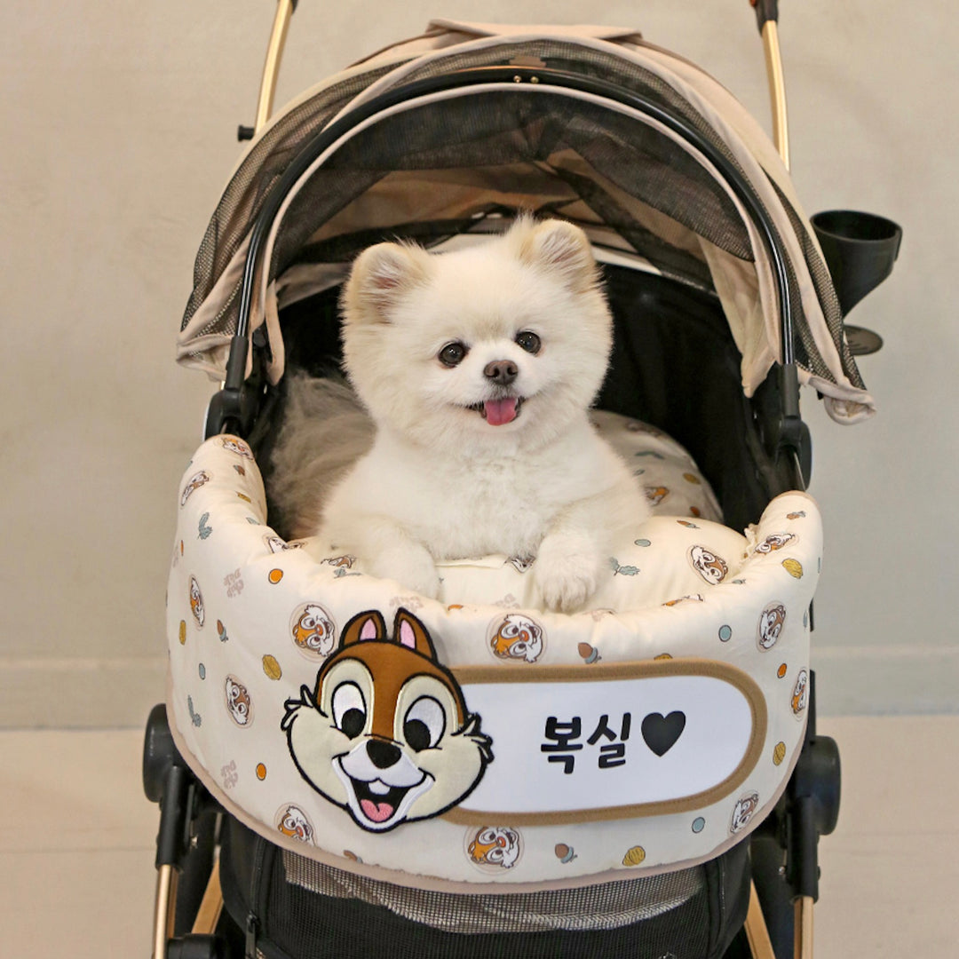 ※予約販売【ITS DOG】Disney Organic Stroller Comforter (Chip and Dale Happy)