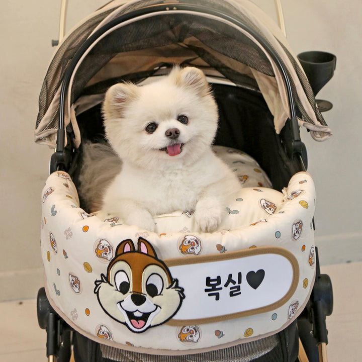 ※予約販売【ITS DOG】Disney Organic Stroller Comforter (Chip and Dale Happy)