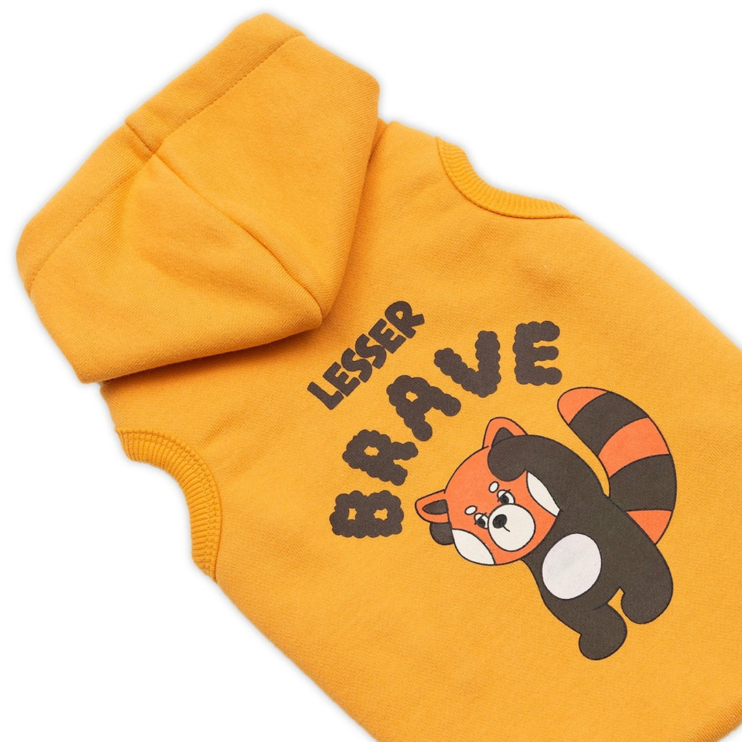 ※予約販売【andblank】Lesser Panda Sleeveles Hoodie