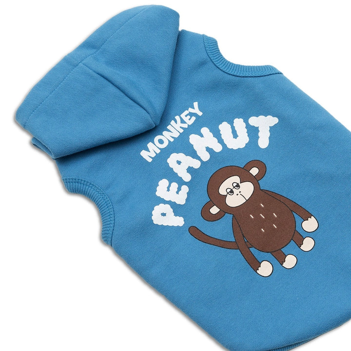 ※予約販売【andblank】Peanut Monkey Sleeveles Hoodie