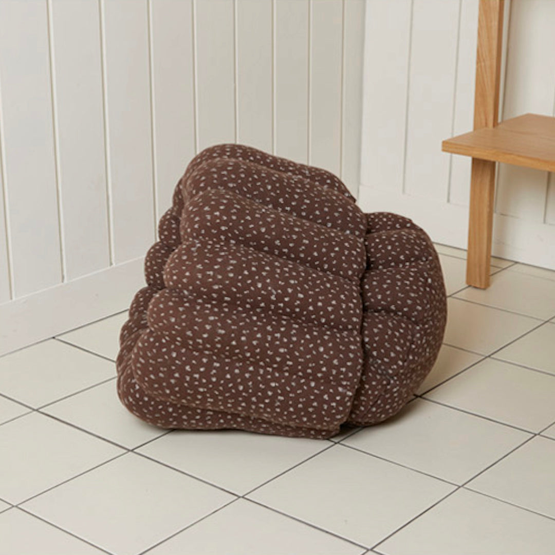 ※予約販売【azalea】Canele Cushion（Brown Flower）