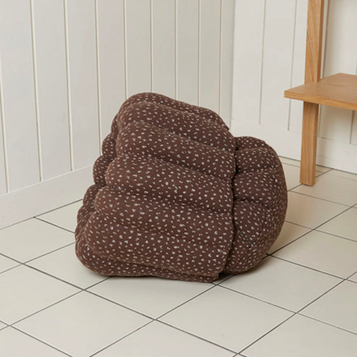 ※予約販売【azalea】Canele Cushion（Brown Flower）