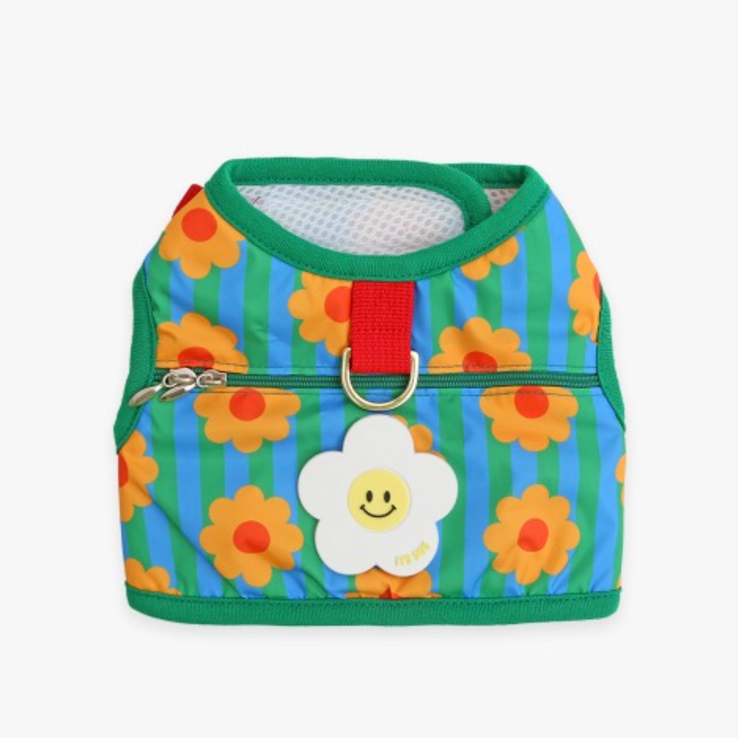 即納【ITS DOG】Ice Popping Cool Harness（Vintage Flower）｜犬用ハーネス