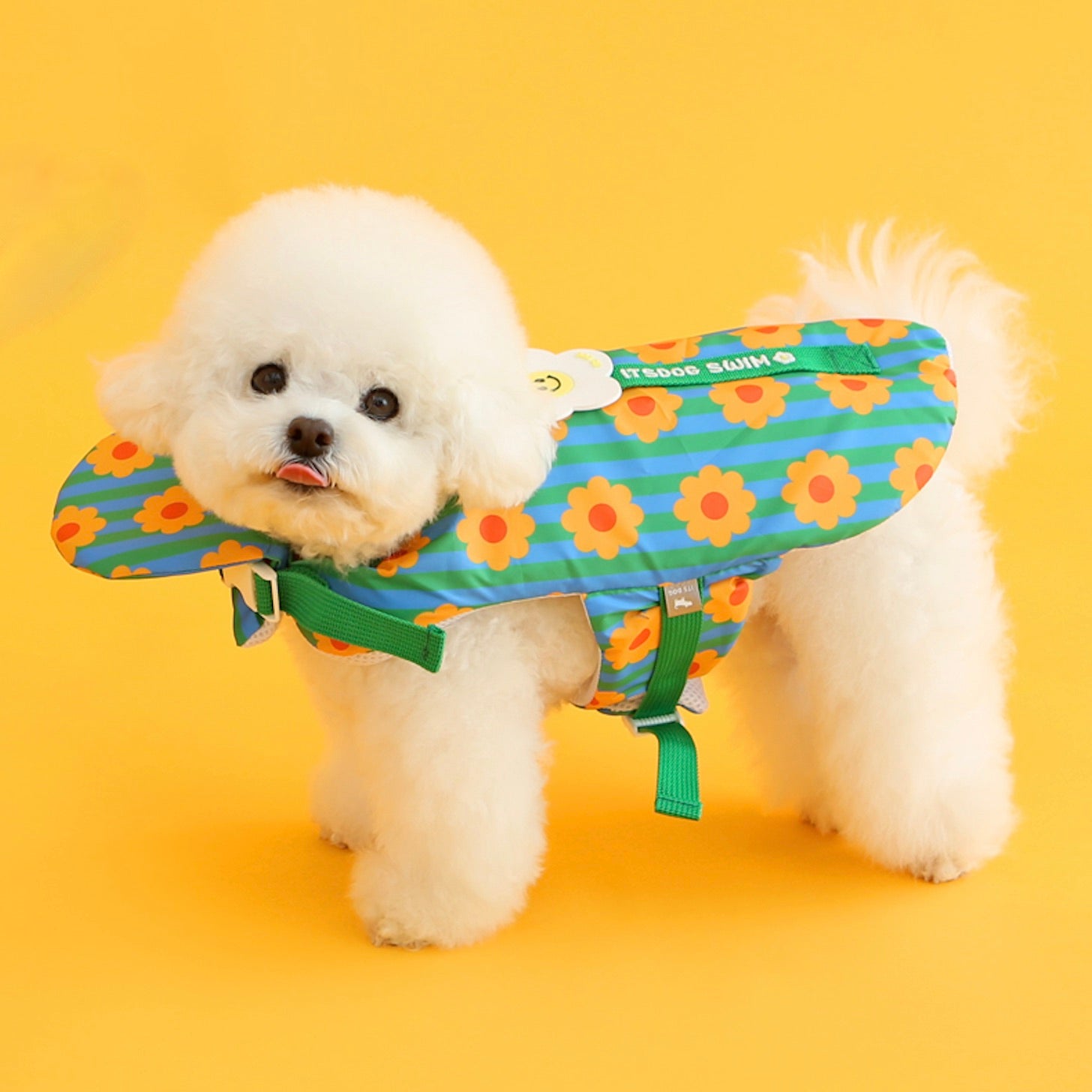 ※予約販売【ITS DOG】Ice Popping Life Jacket（Vintage Flower）