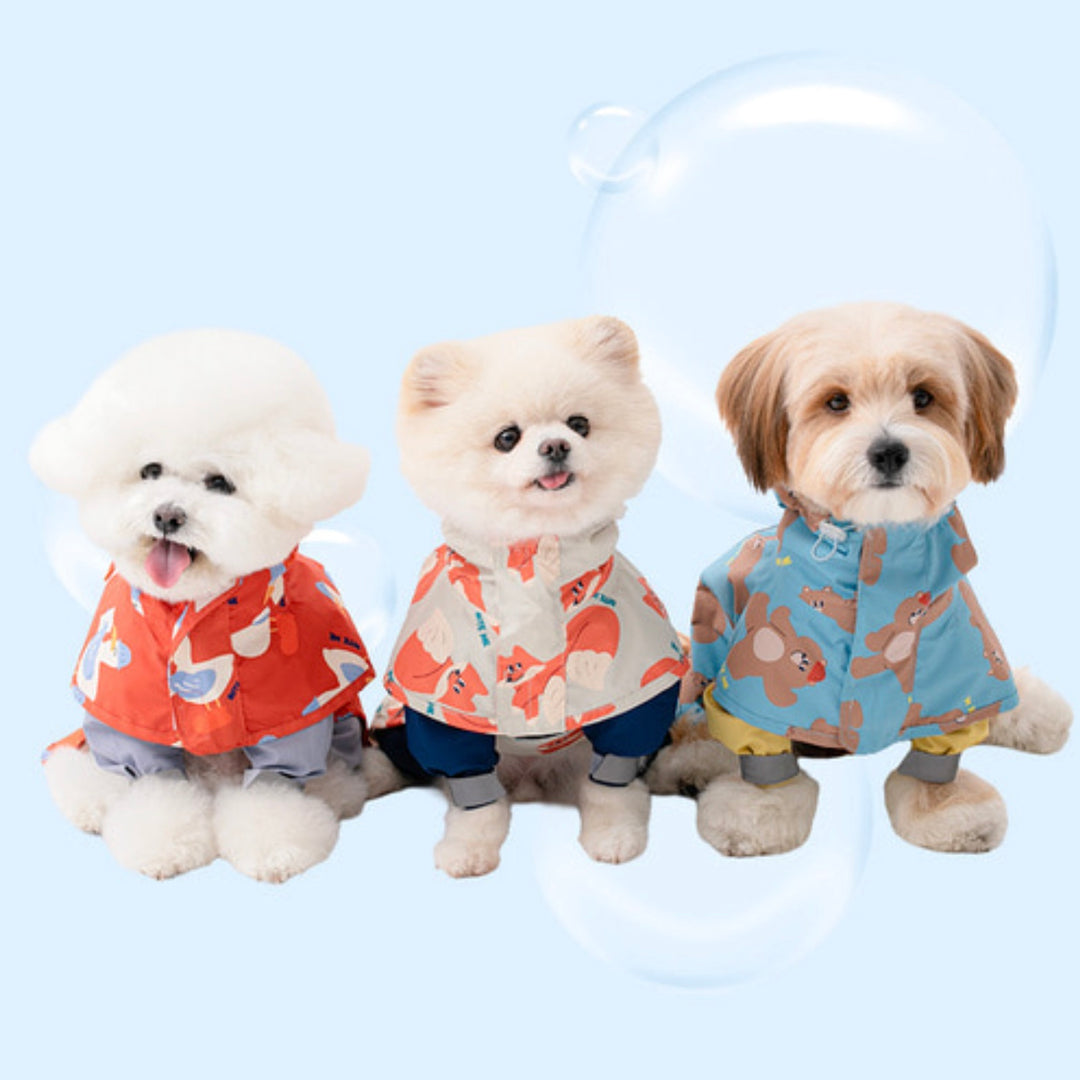 即納【BITE ME】Easy Peasy Body Cover Raincoat（3 colors）