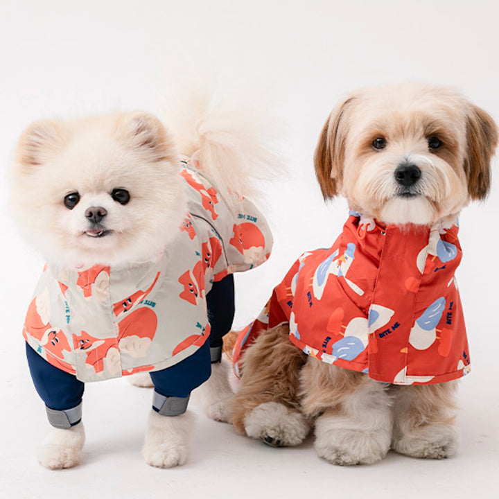 即納【BITE ME】Easy Peasy Body Cover Raincoat（3 colors）