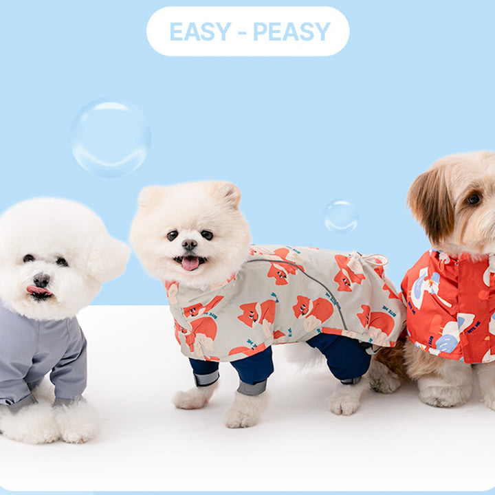 即納【BITE ME】Easy Peasy Body Cover Raincoat（3 colors）