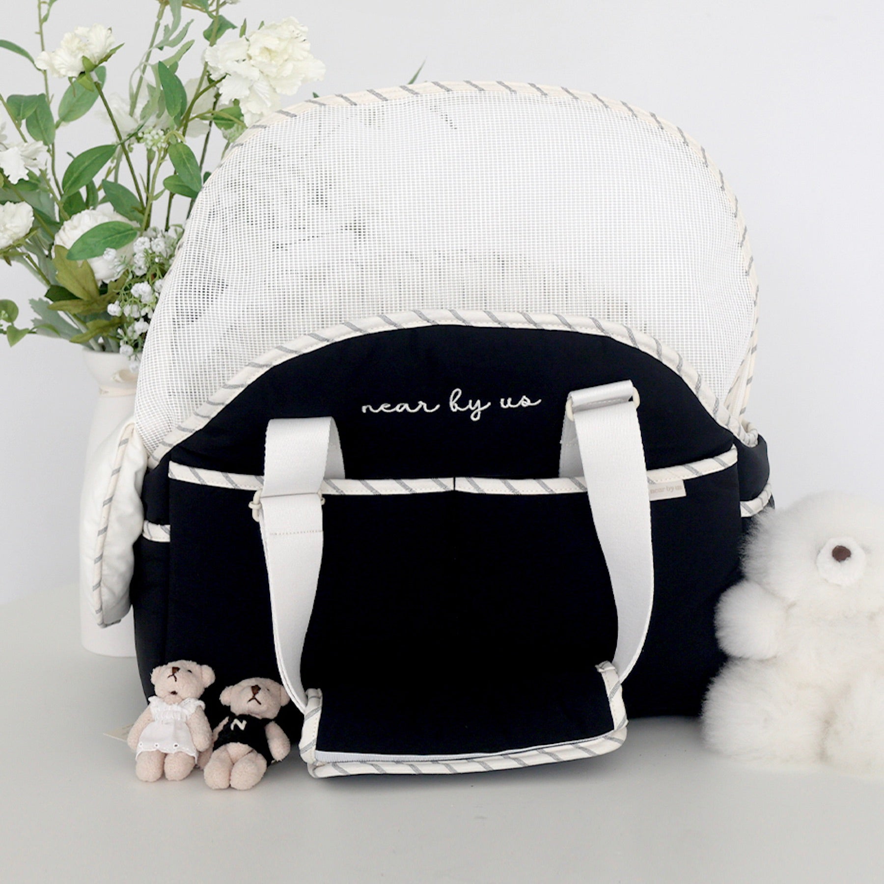 near by us ニアバイアス　キャリーバッグ 3サイズ near by us ペット用キャリーバッグ near by us ペット用キャリー