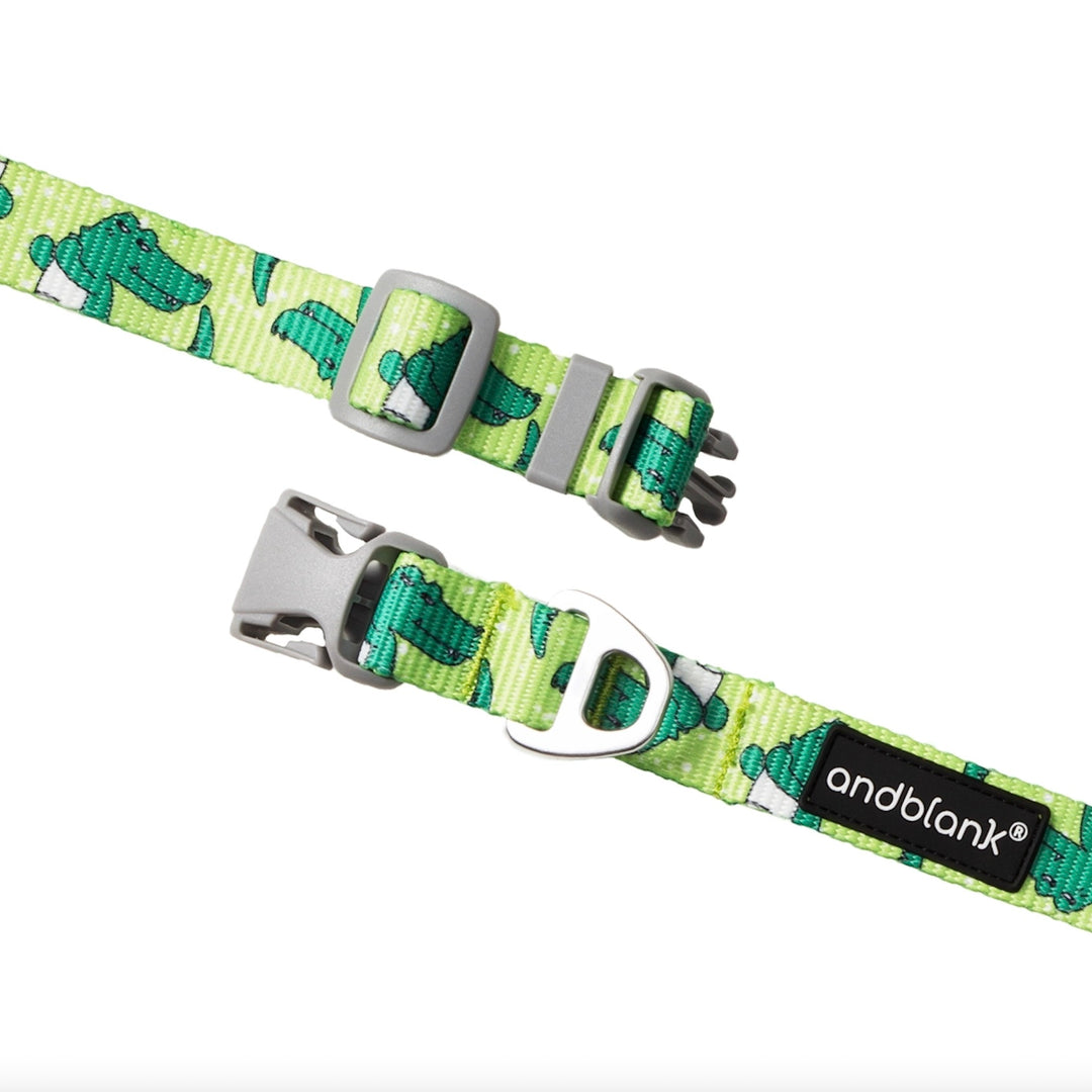 ※予約販売【andblank】ICONIC Lazy Crocodile Collar（Green）