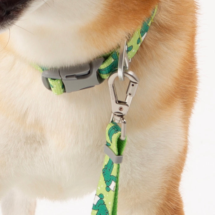 ※予約販売【andblank】ICONIC Lazy Crocodile Collar（Green）