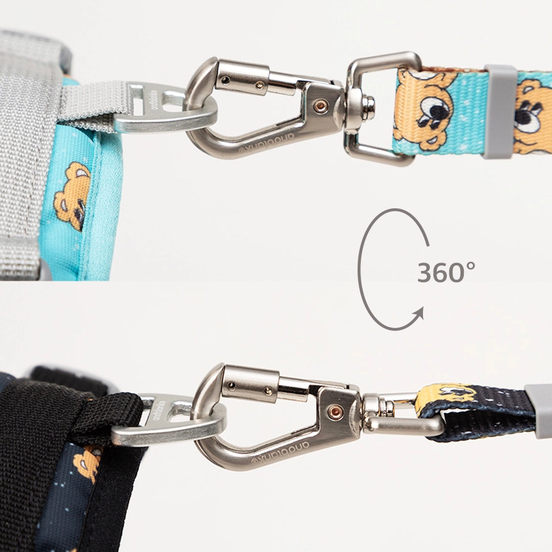 即納【andblank】ICONIC Joy Bear Hands Free Leash（Black）