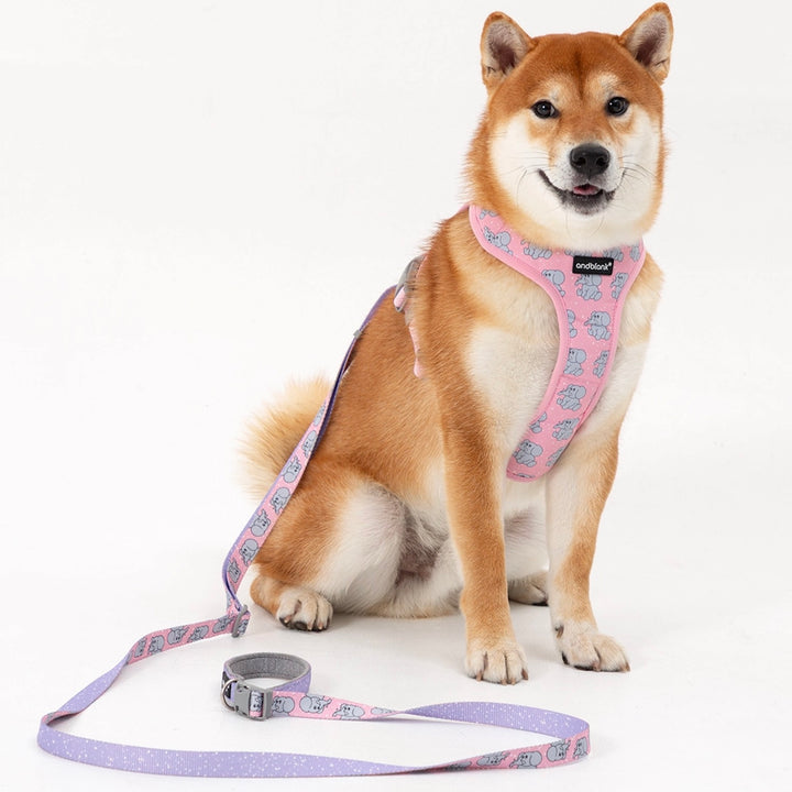 即納【andblank】ICONIC Jelly Phant Hands Free Leash（Pink）