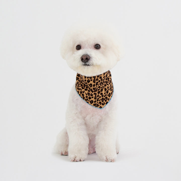 ※予約販売【foreverybari】City Leopard Scarf（Beige）