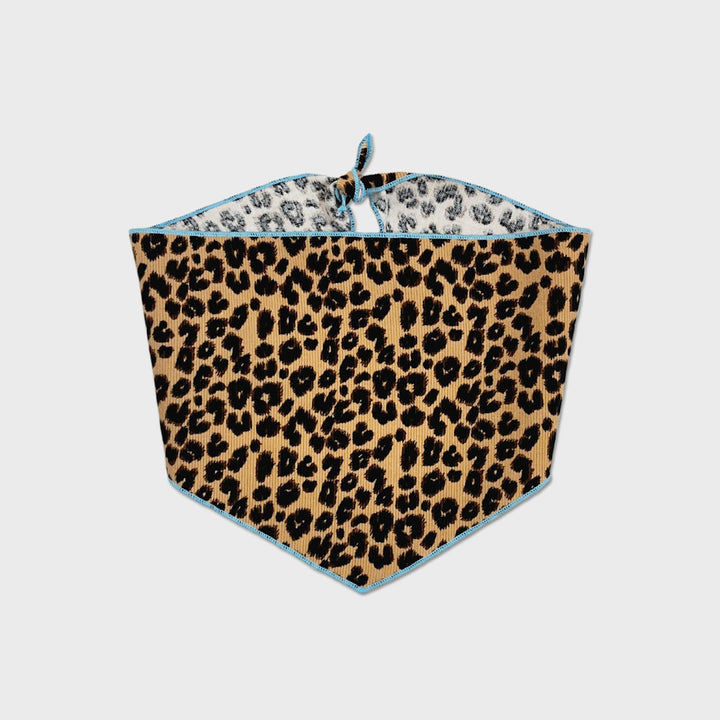 ※予約販売【foreverybari】City Leopard Scarf（Beige）