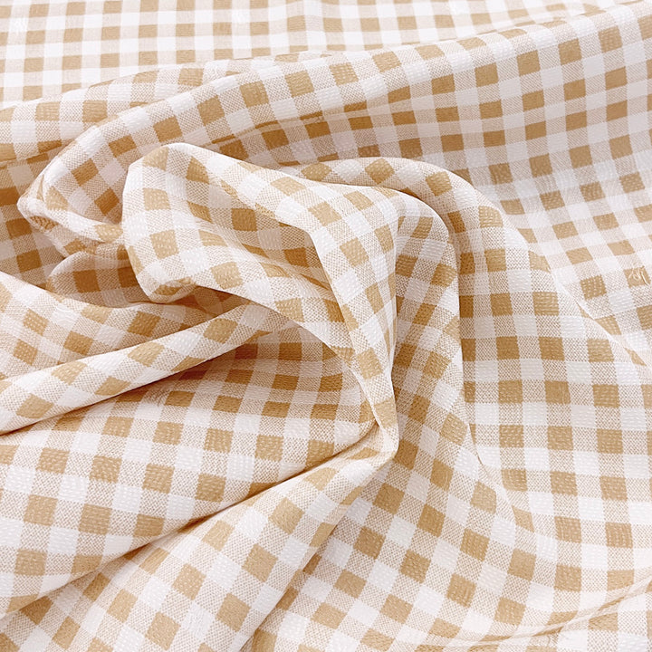 ※予約販売【foreverybari】Gingham Check Summer Blanket