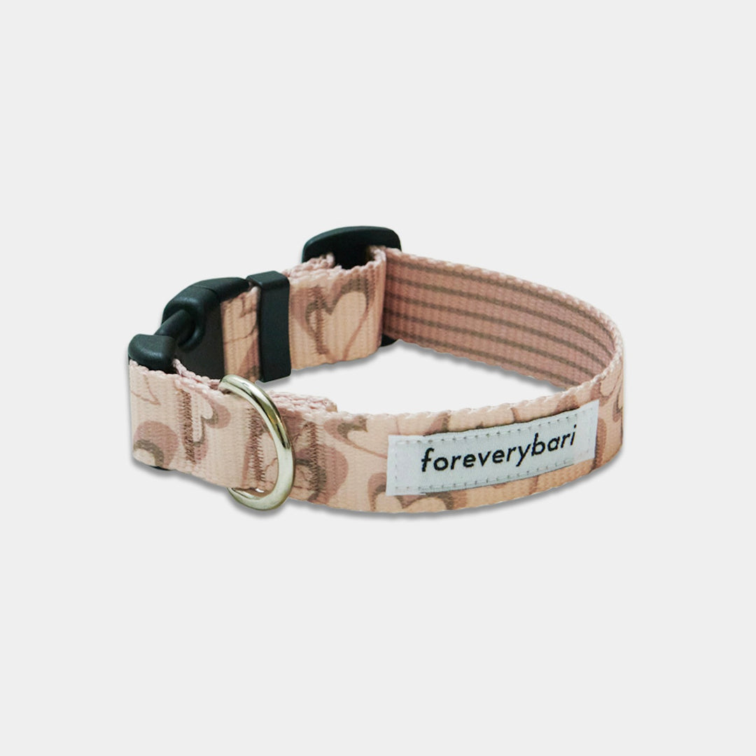 即納【foreverybari】Marble Heart Pet Collar（Strawberry）