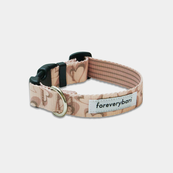 即納【foreverybari】Marble Heart Pet Collar（Strawberry）