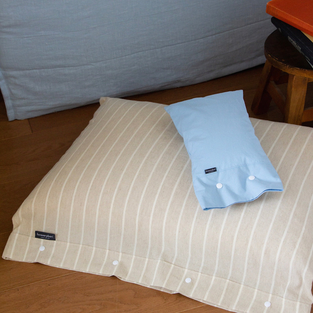 ※予約販売【foreverybari】Cotton Pillow（Sky）