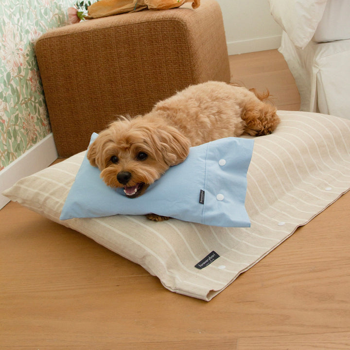 ※予約販売【foreverybari】Cotton Pillow（Sky）