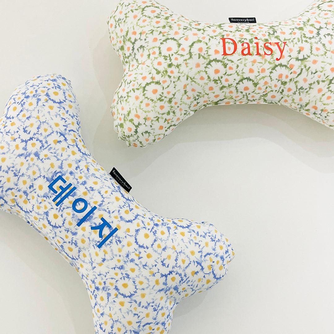 ※予約販売【foreverybari】Daisy Bone Pillow（Blue）