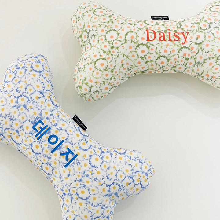 ※予約販売【foreverybari】Daisy Bone Pillow（Green）