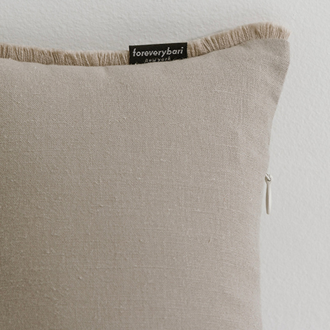 ※予約販売【foreverybari】Tassel Linen Pillow