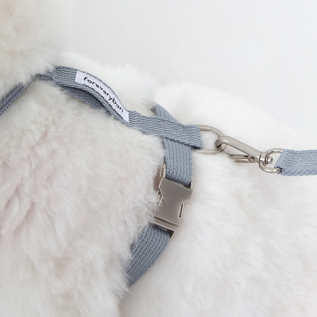 ※予約販売【foreverybari】Classic Pet Harness（Ice Gray）