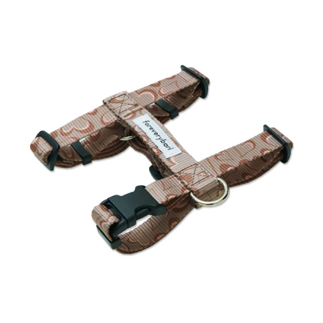 ※予約販売【foreverybari】Marble Heart Pet Harness（Strawberry）