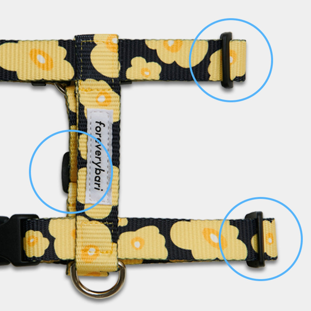 ※予約販売【foreverybari】PENSÉE Pet Harness（Yellow）