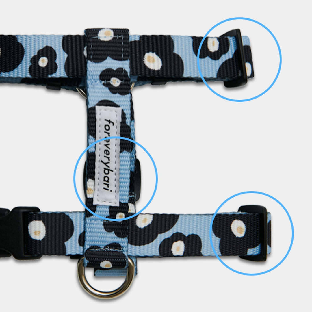 即納【foreverybari】PENSÉE Pet Harness（Blue）
