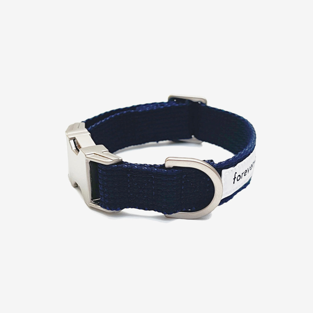 ※予約販売【foreverybari】Classic Pet Collar（Dark Navy）