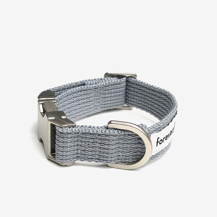 ※予約販売【foreverybari】Classic Pet Collar（Ice Gray）