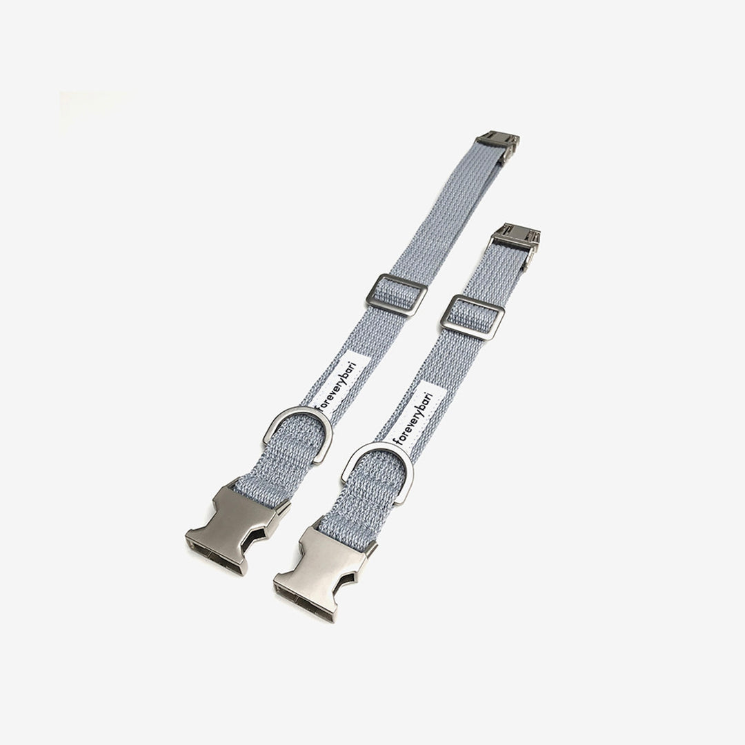 ※予約販売【foreverybari】Classic Pet Collar（Ice Gray）