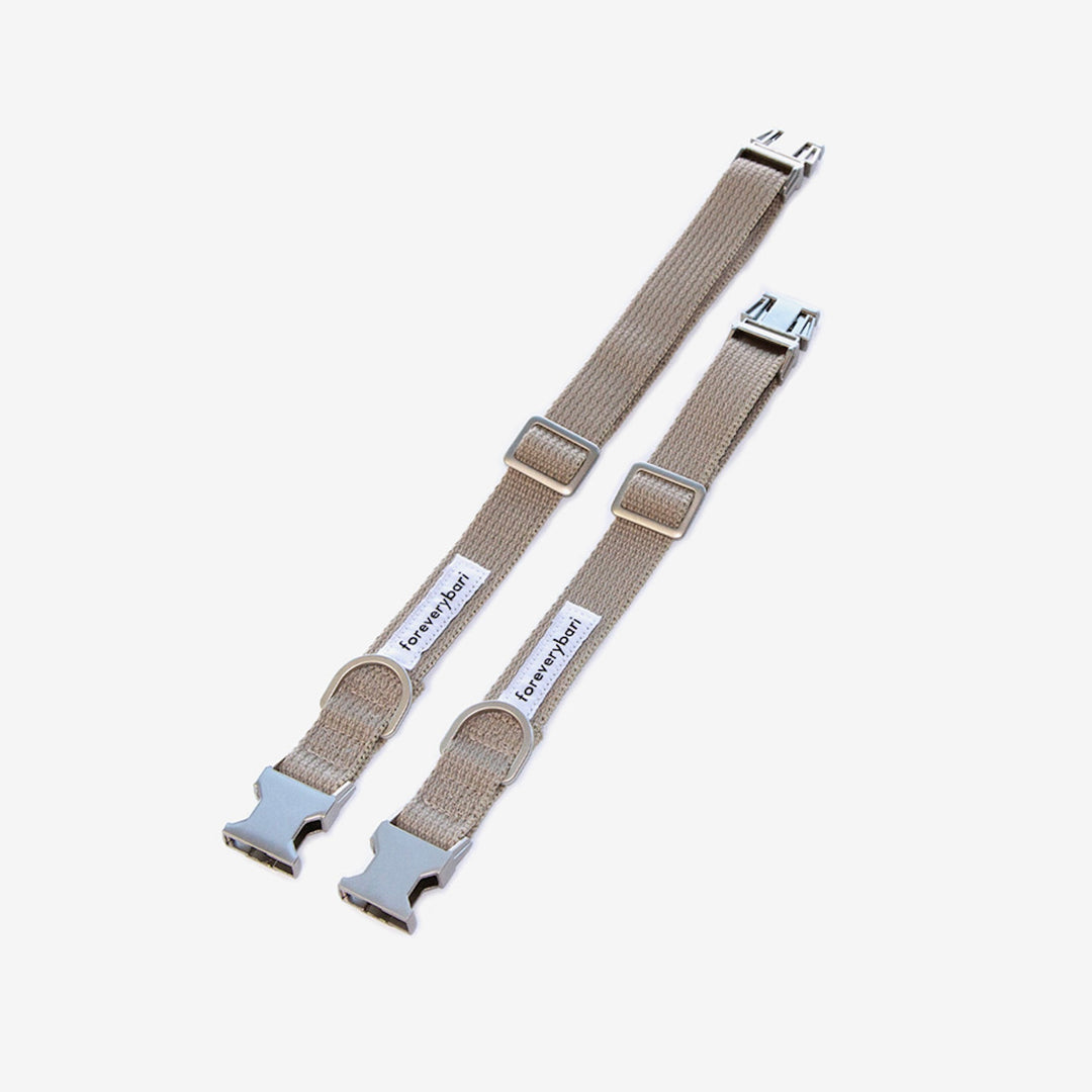※予約販売【foreverybari】Classic Pet Collar（Beige）