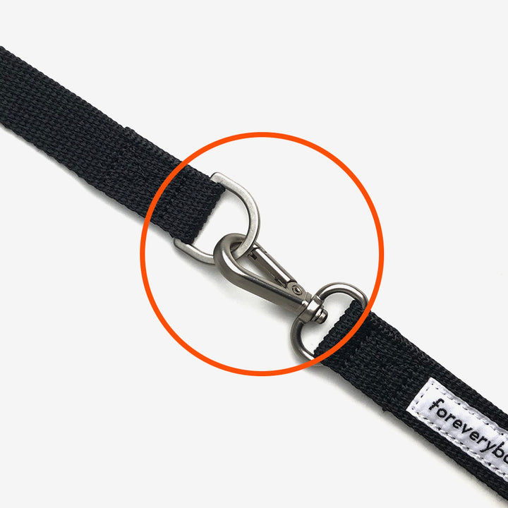 即納【foreverybari】Classic Pet Leash（Black）