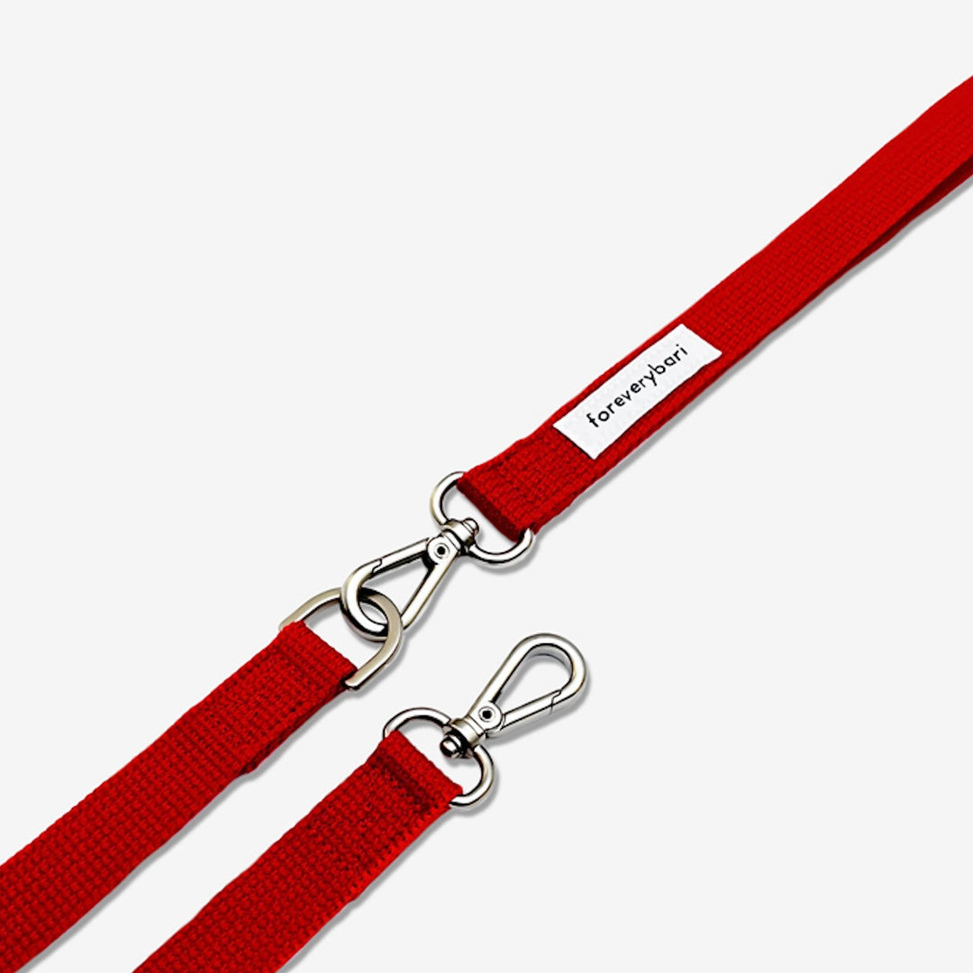 ※予約販売【foreverybari】Classic Pet Leash（Hot Red）