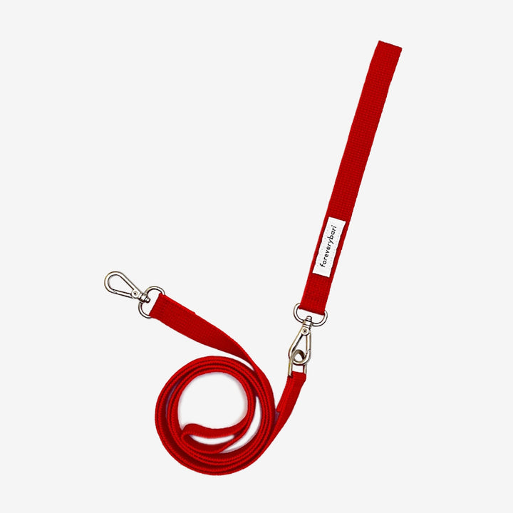 ※予約販売【foreverybari】Classic Pet Leash（Hot Red）
