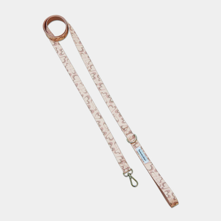即納【foreverybari】Marble Heart Pet Leash（Strawberry）