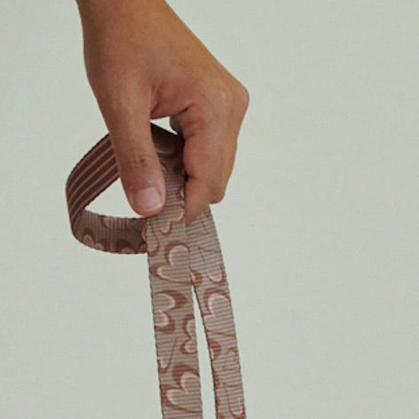 即納【foreverybari】Marble Heart Pet Leash（Chocolate）