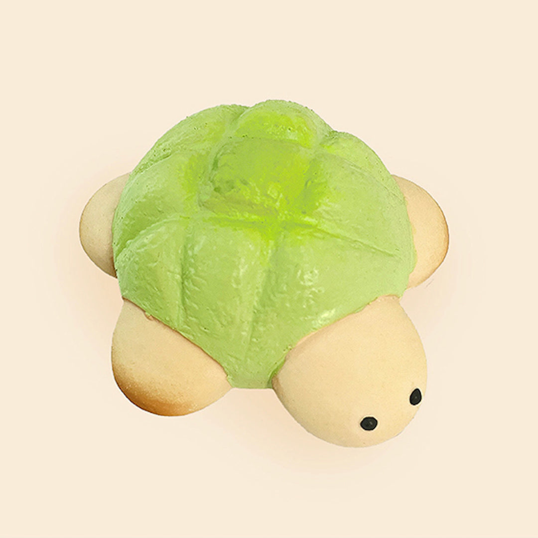 即納【meaningless】Melon Bread Turtle Latex Toy