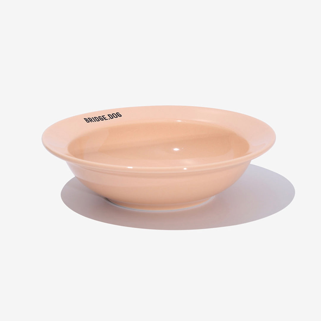 即納【BRIDGE.DOG】BRIDGE MINI DISH（BABY PEACH）艶あり
