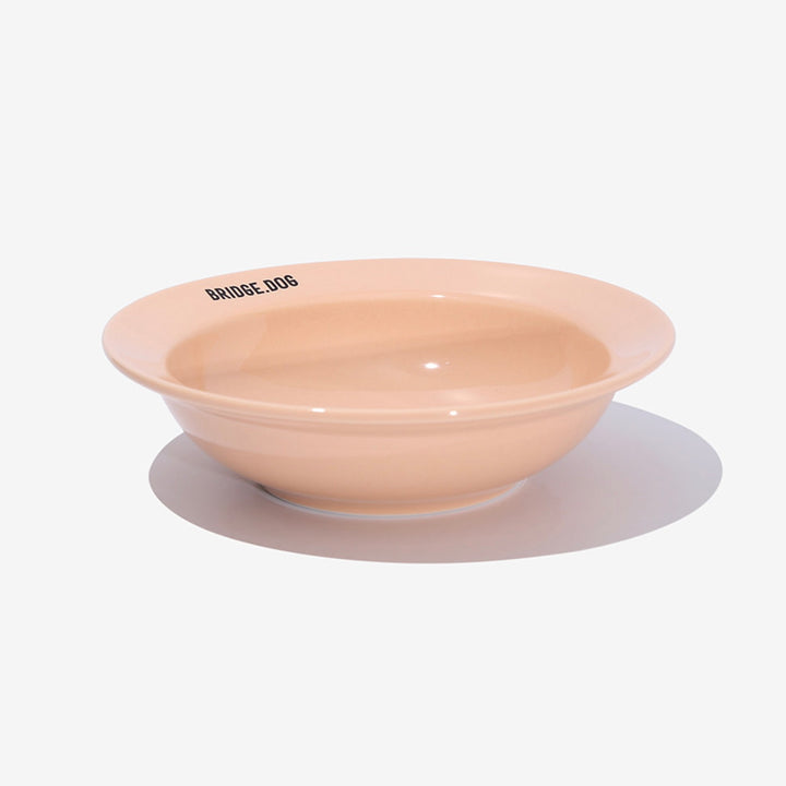 即納【BRIDGE.DOG】BRIDGE MINI DISH（BABY PEACH）艶あり