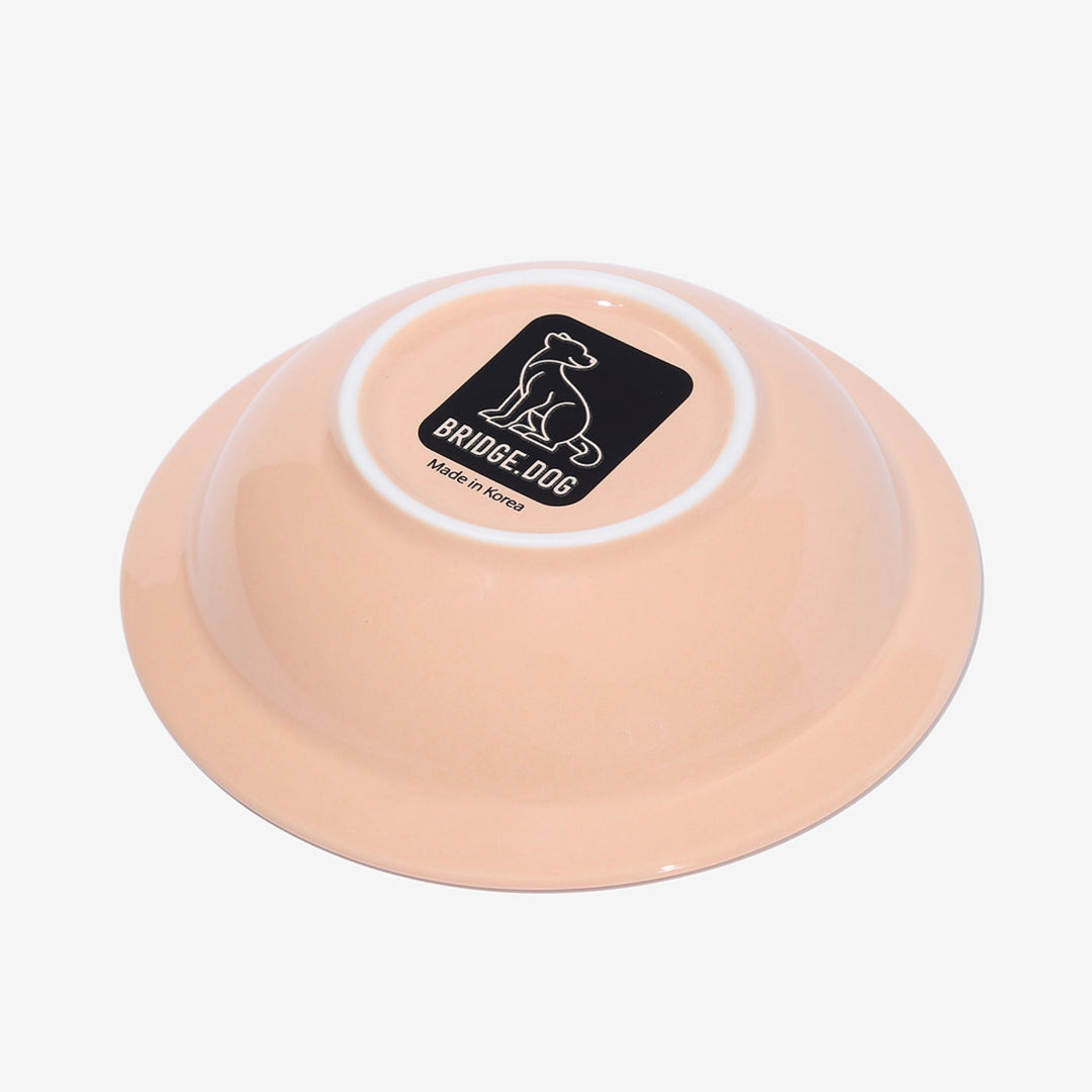 即納【BRIDGE.DOG】BRIDGE MINI DISH（BABY PEACH）艶あり