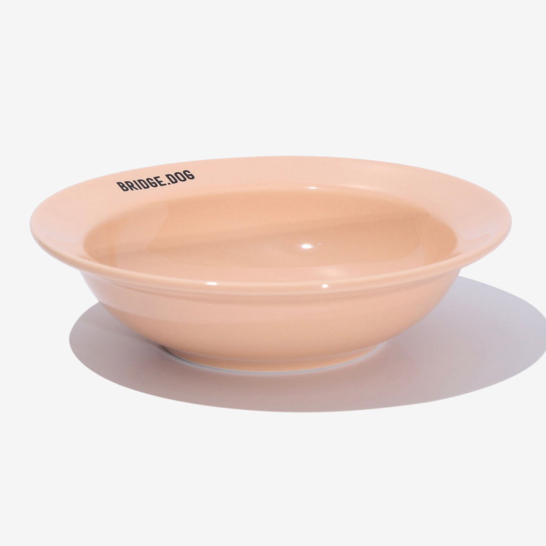 即納【BRIDGE.DOG】BRIDGE MINI DISH（BABY PEACH）艶あり